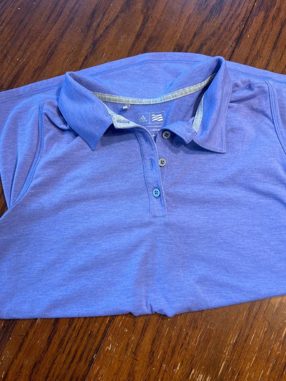 adidas Women’s sleeveless Blue-Purple Polo Shirt